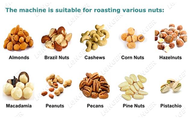 Machine to Bake Brazil Cashew Nut